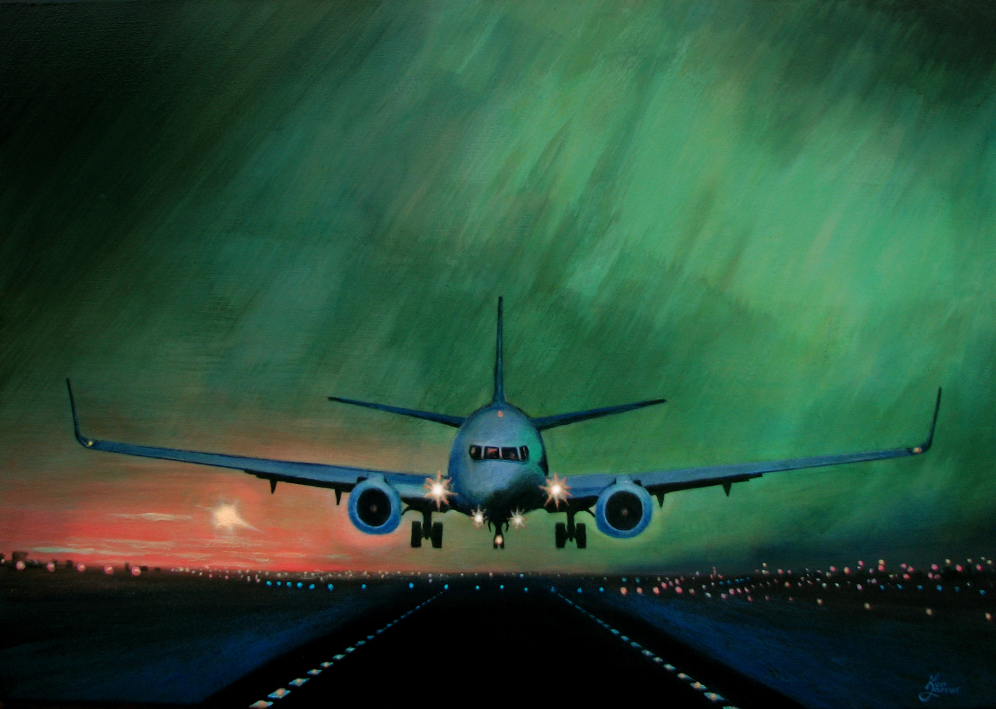 Aurora Arrival, daylight view