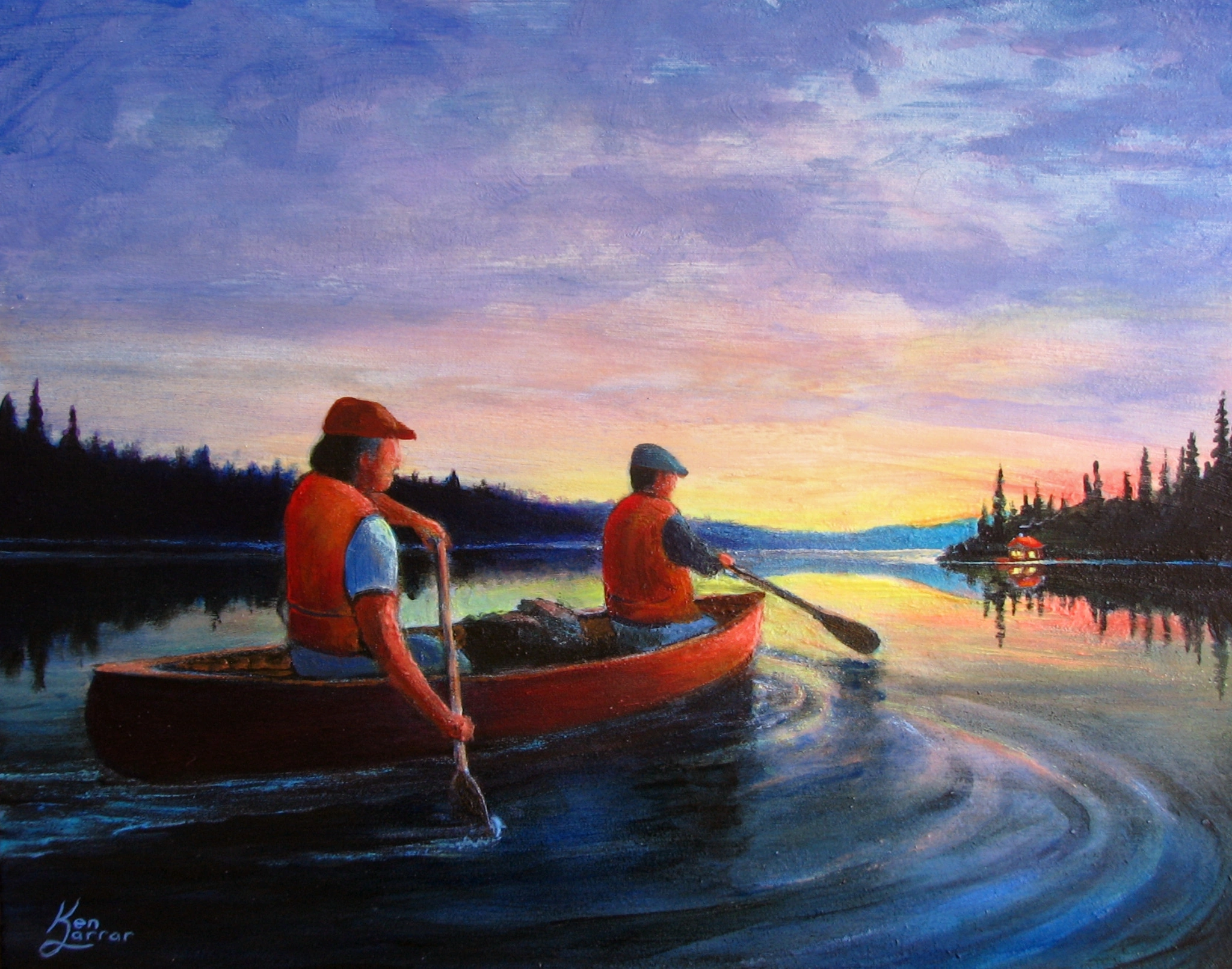 Evening Return, daylight view