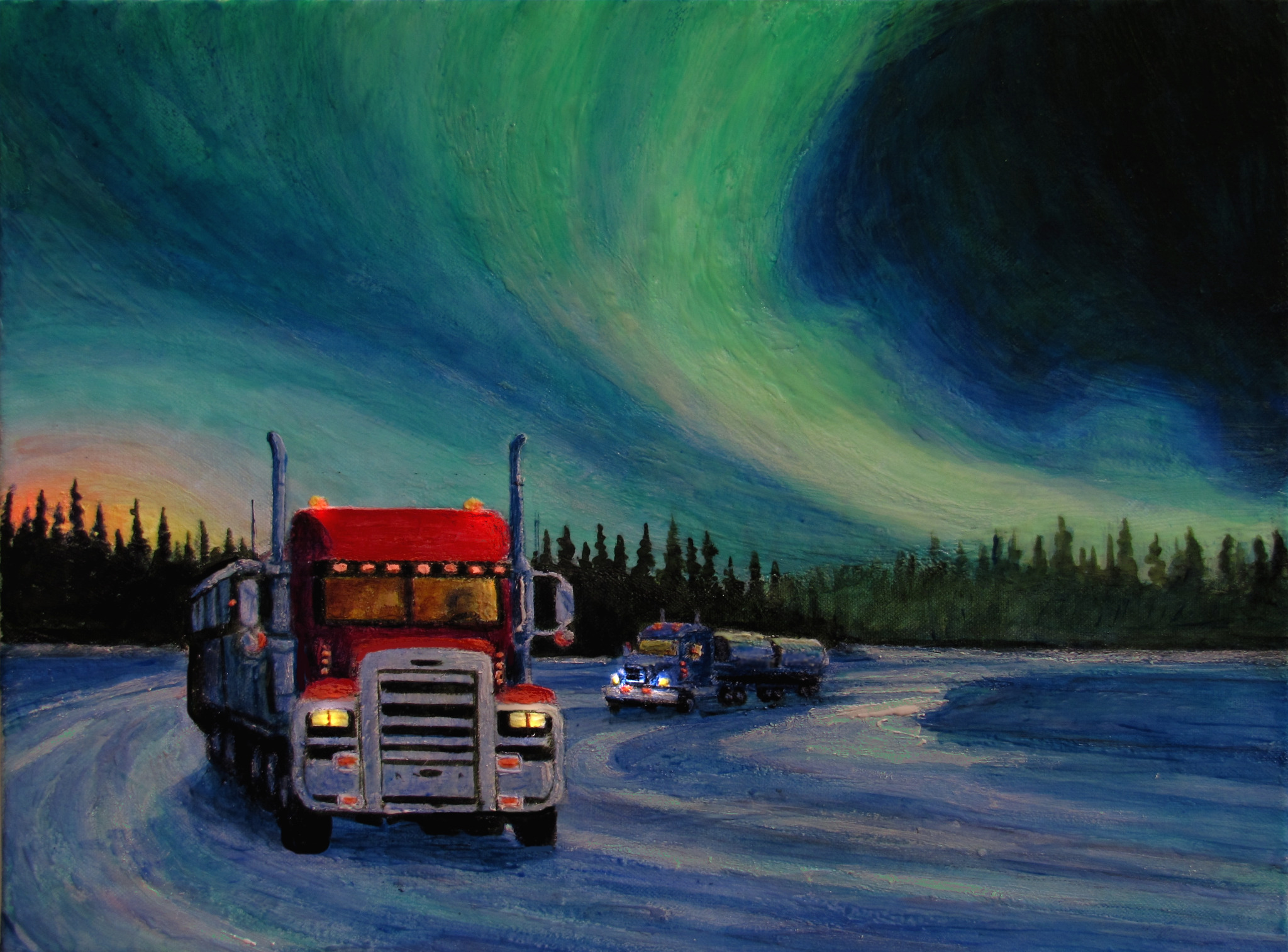 Ice Road, daylight view