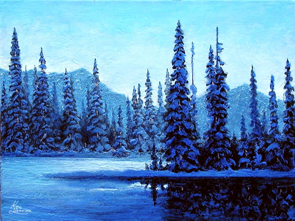 Feeling the Blues — Thuya Lake, photographed in daylight