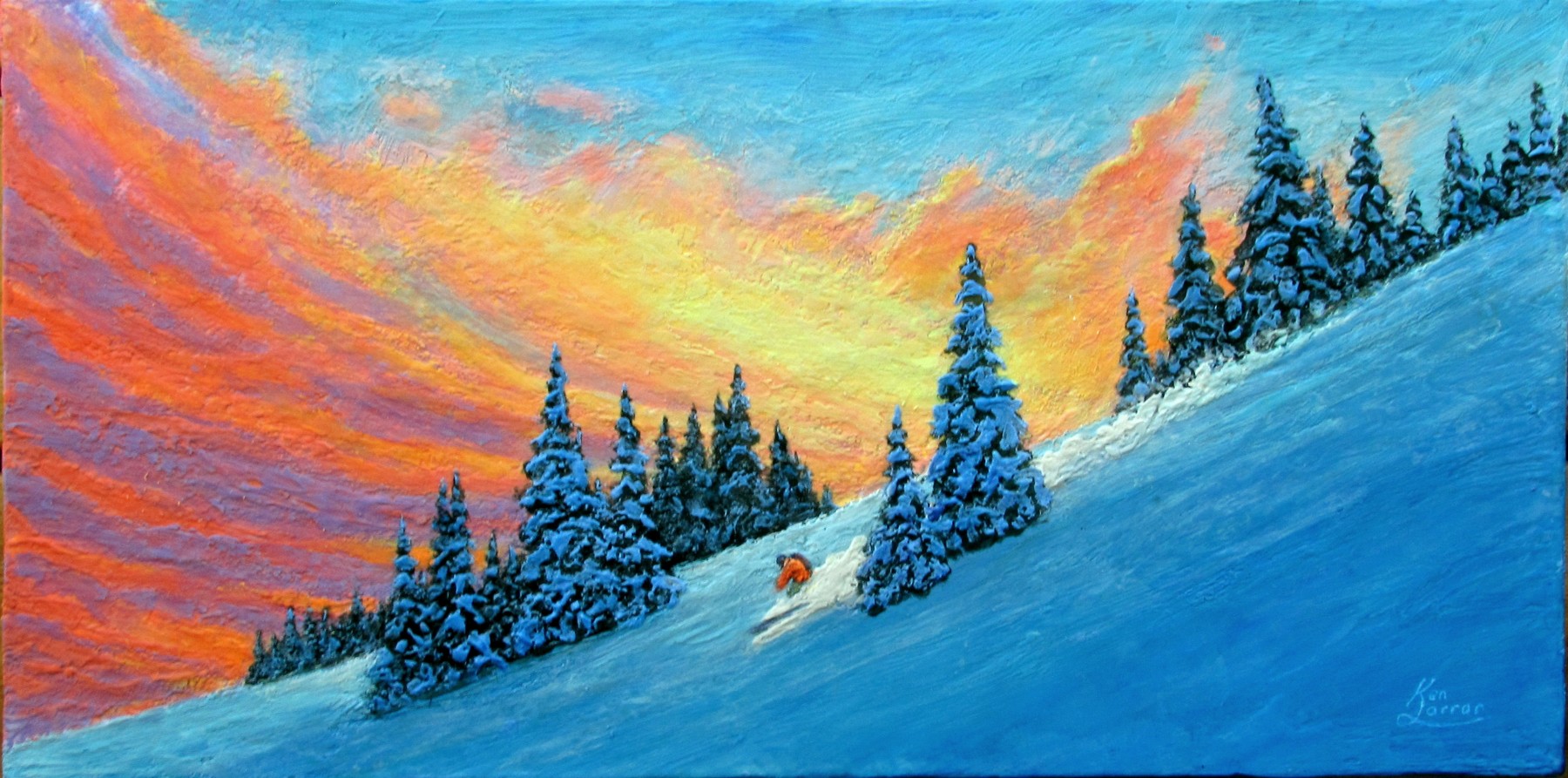 Sun Peaks Glow, photographed in daylight