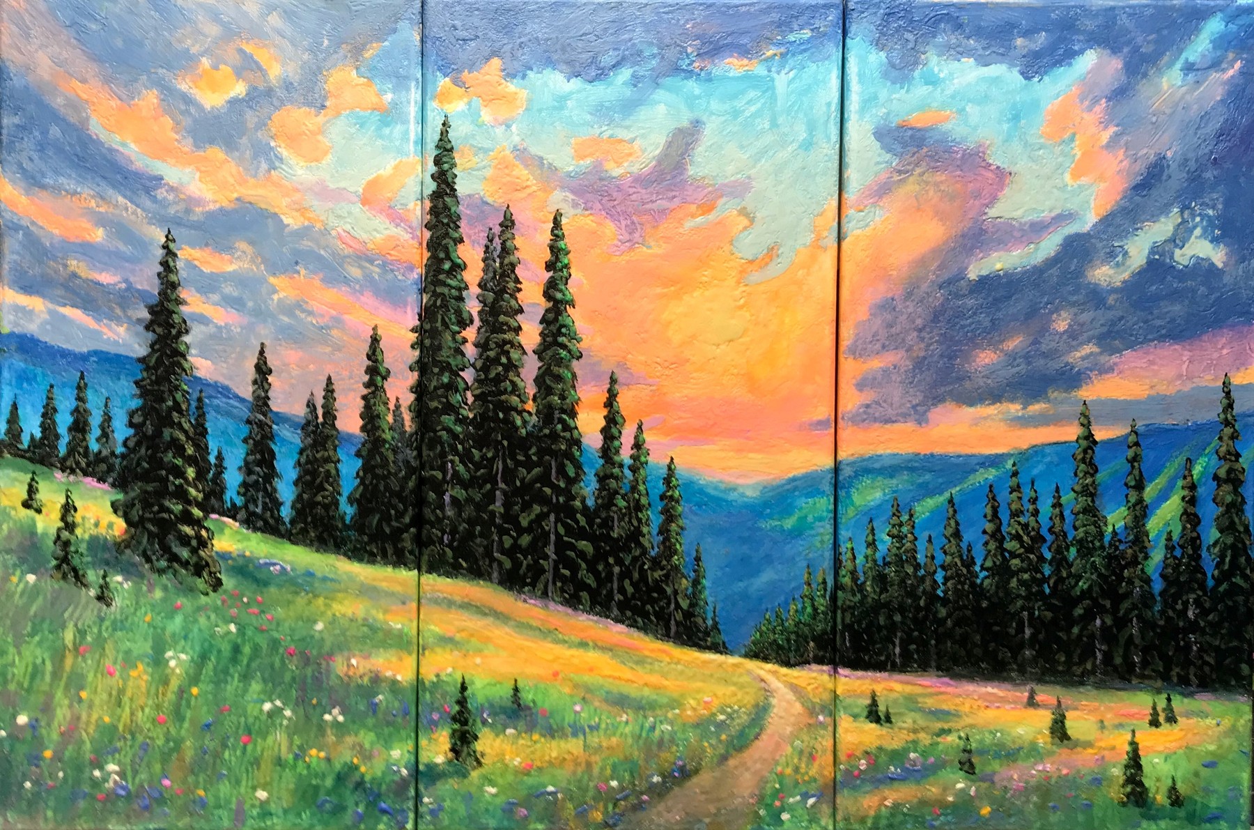 Alpine Morning, photographed in daylight