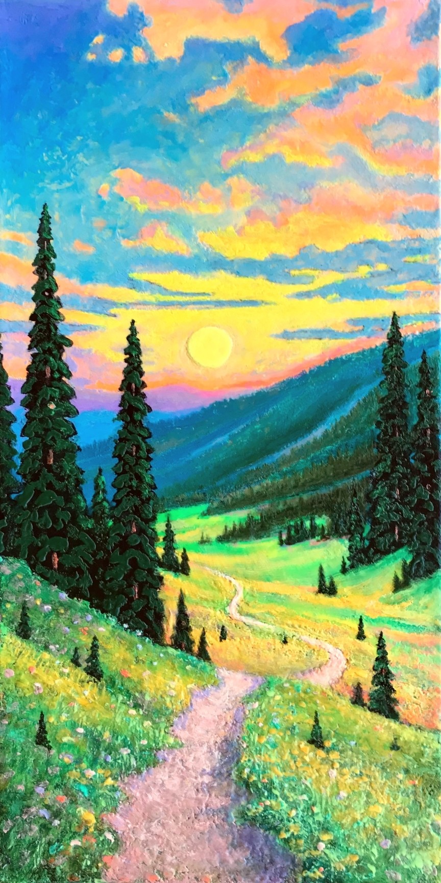 The Breath of a Mountain, photographed in daylight