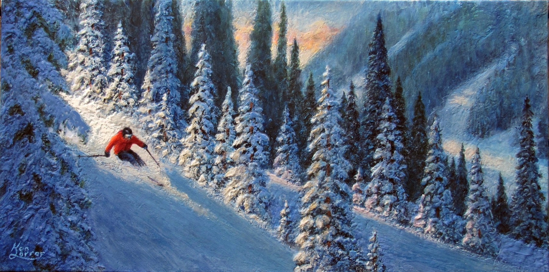 Sun Peaks Red, photographed in daylight