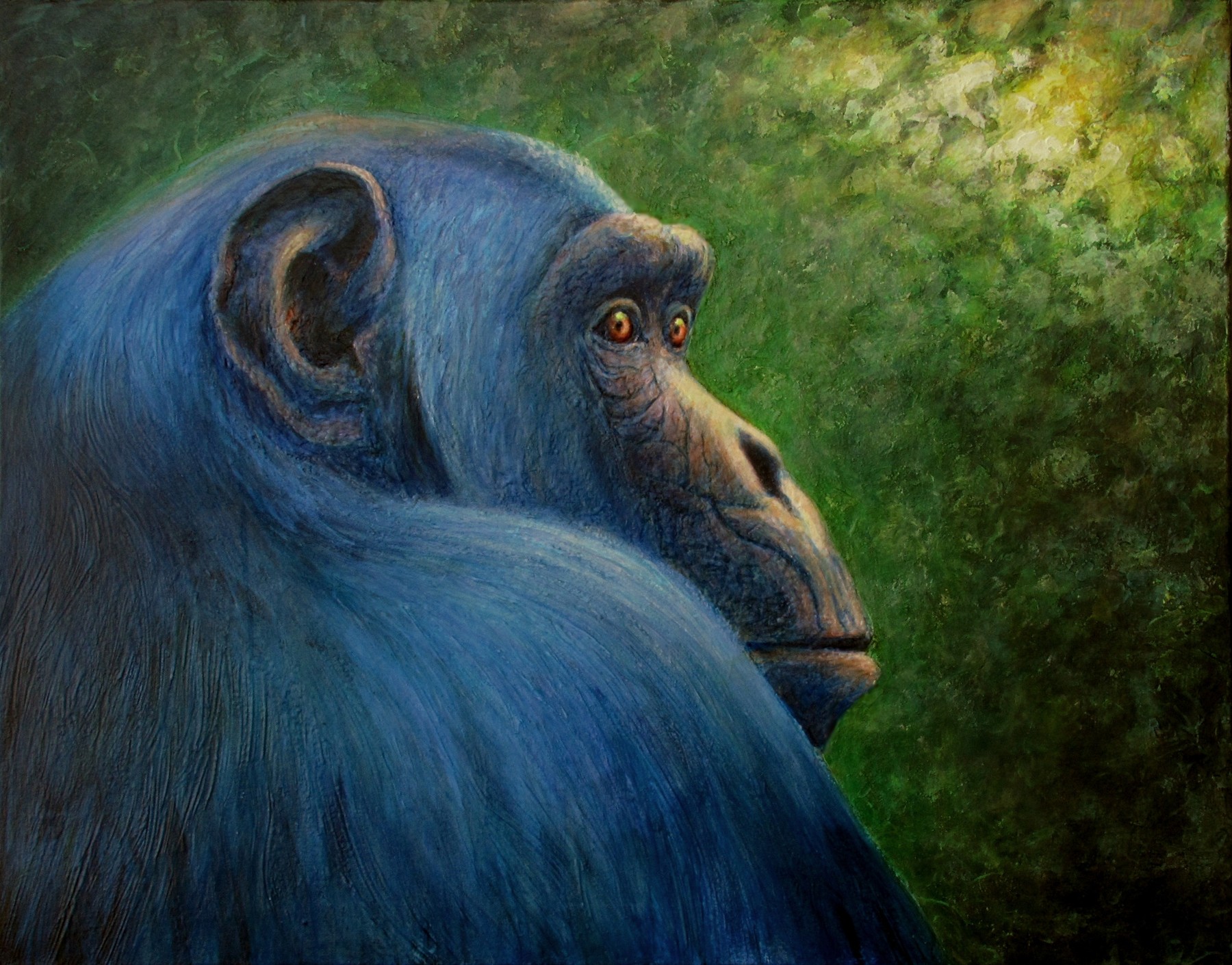 Thoughts Of Evolution, photographed in daylight
